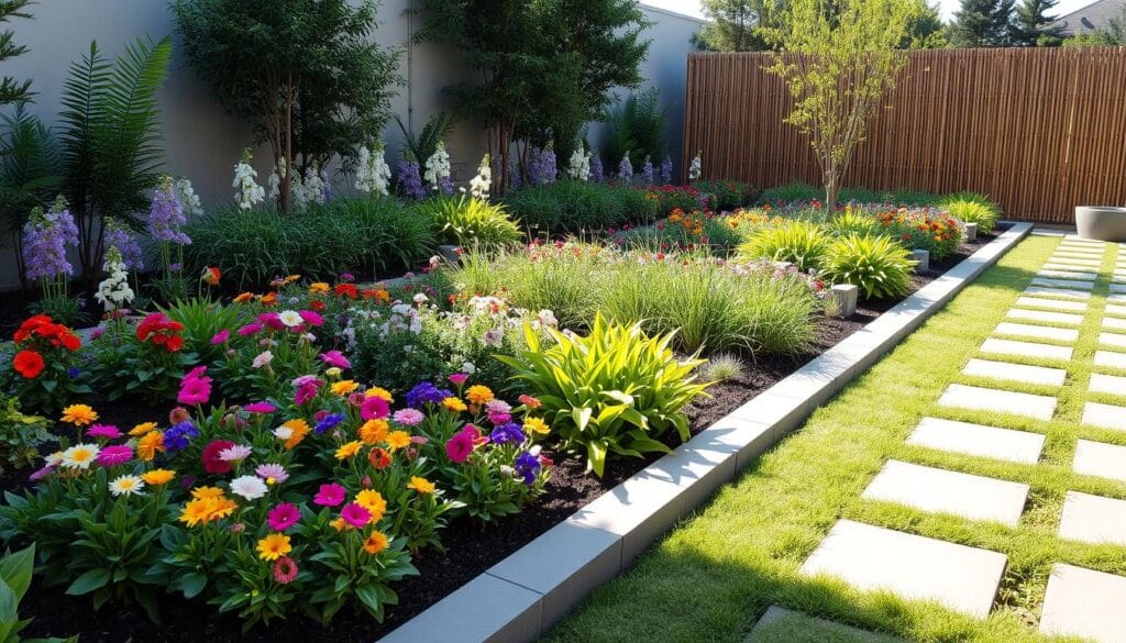 trendy yard border designs