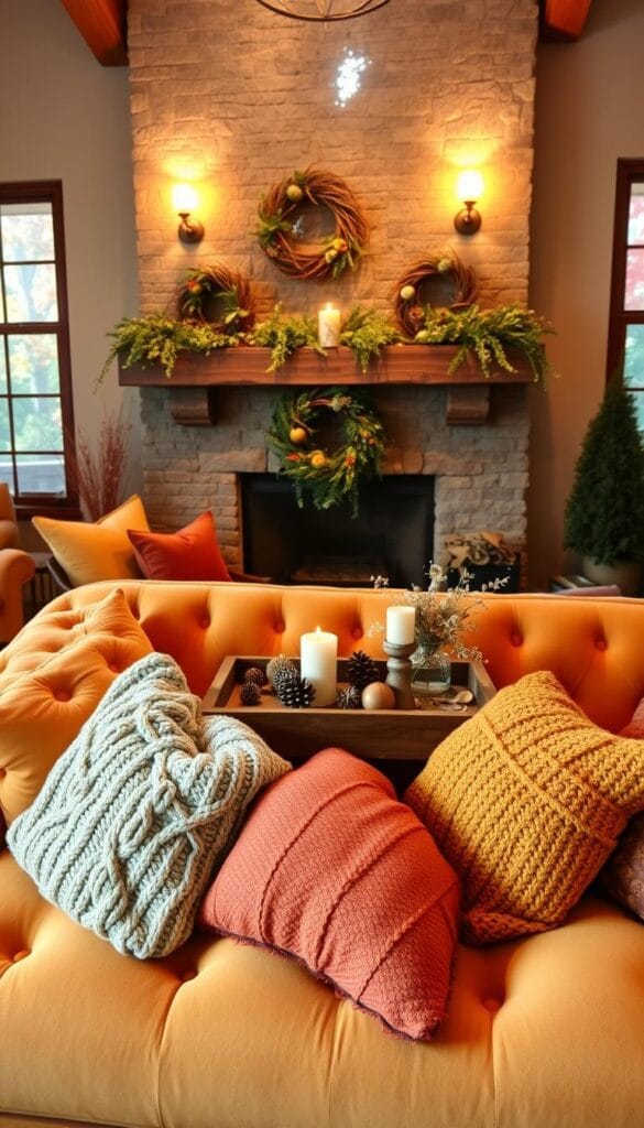 Warm autumn home decor color schemes