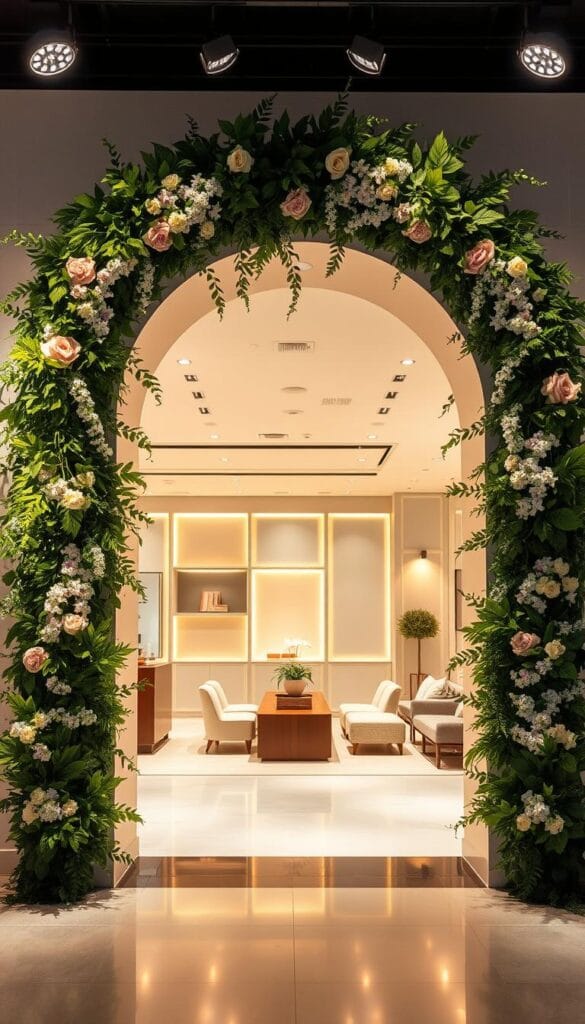 archway decorating tips for commercial spaces