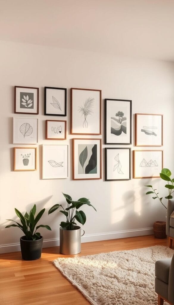 gallery wall home decor ideas apartment
