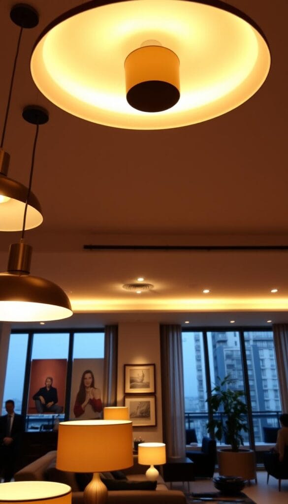 modern apartment lighting ideas