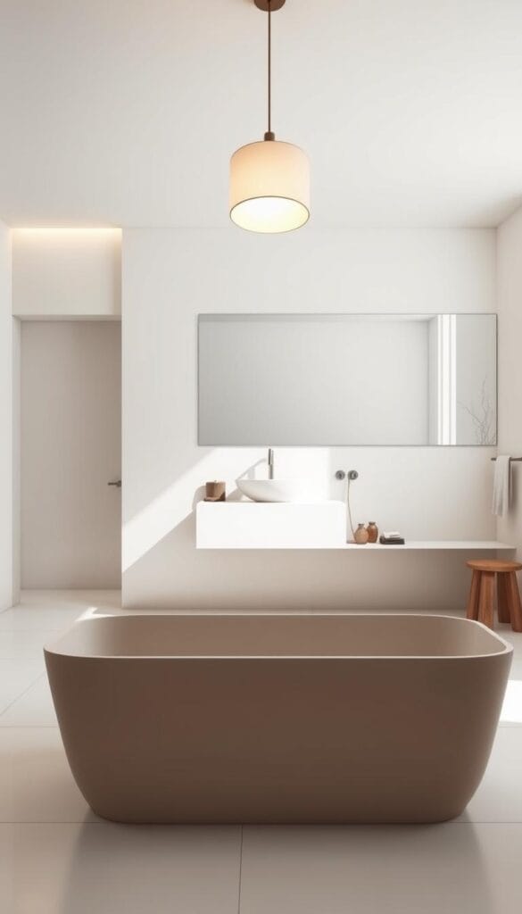 modern bathroom design inspiration with minimal elements