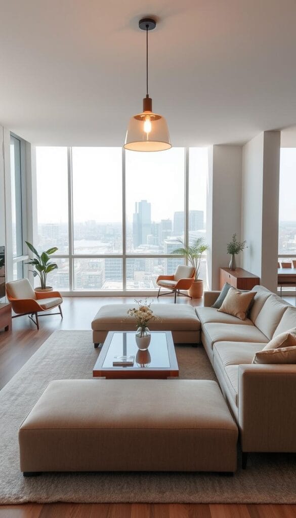 modern condo decor furniture layout tips