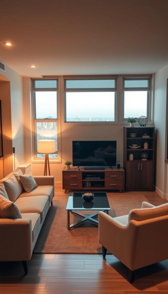 small condo design lighting analysis