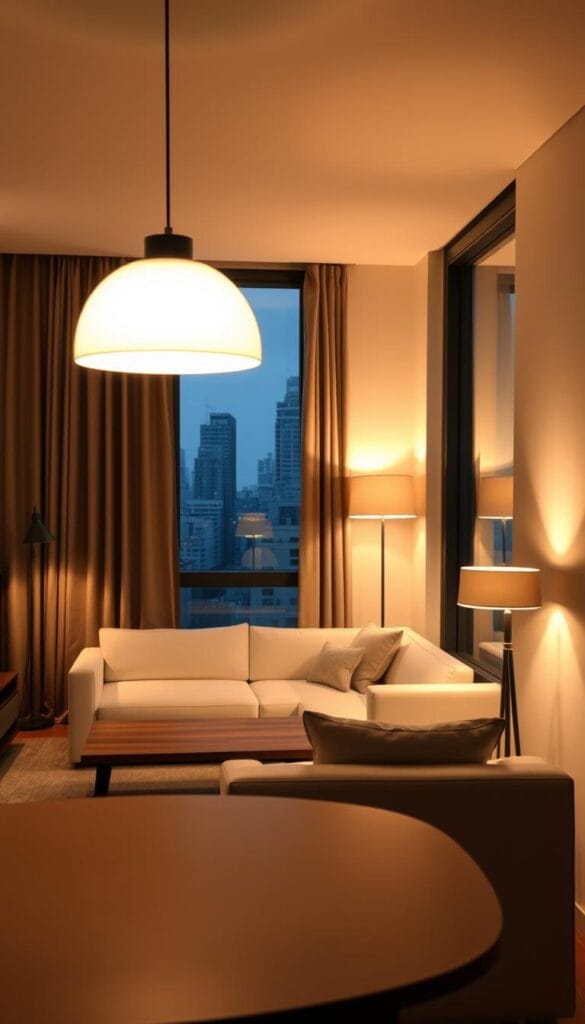 small condo design lighting ideas