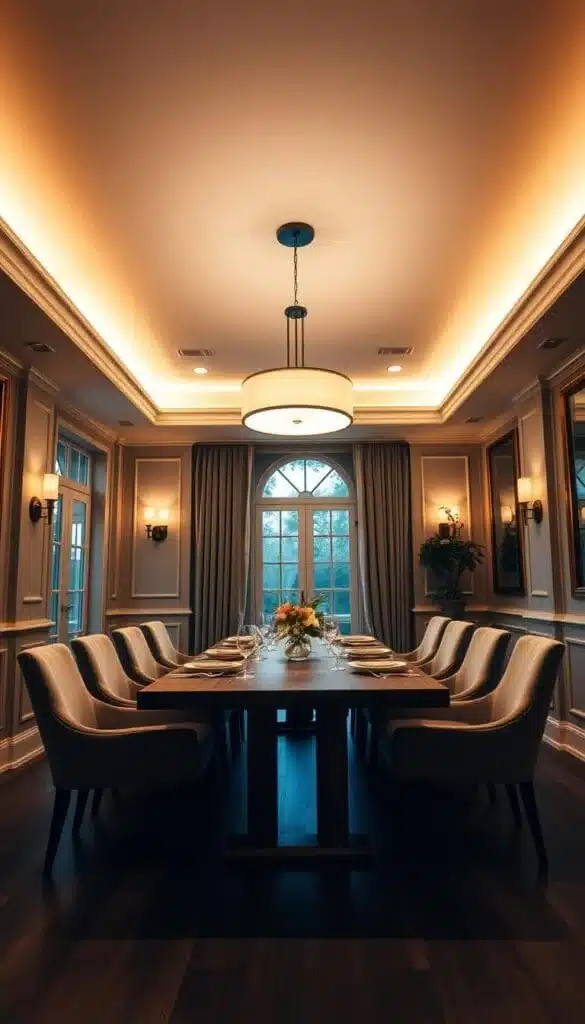 stylish dining room lighting ideas 585x1024 1