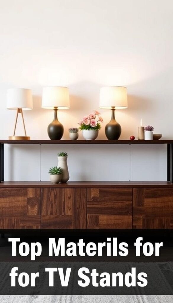 stylish tv stand decor