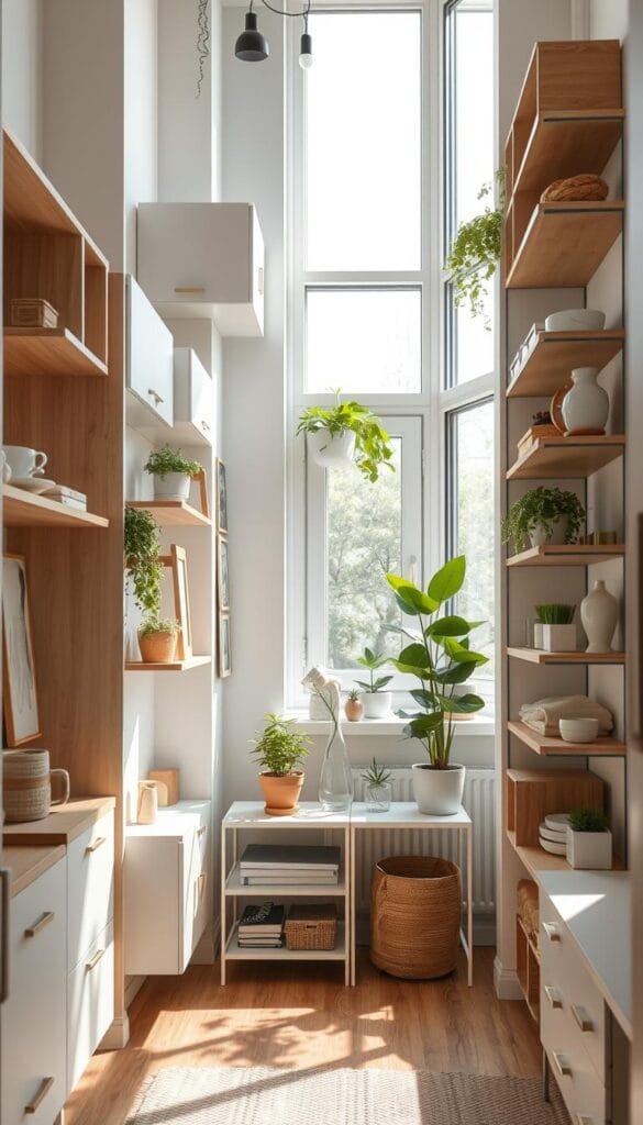 vertical storage solutions for small spaces
