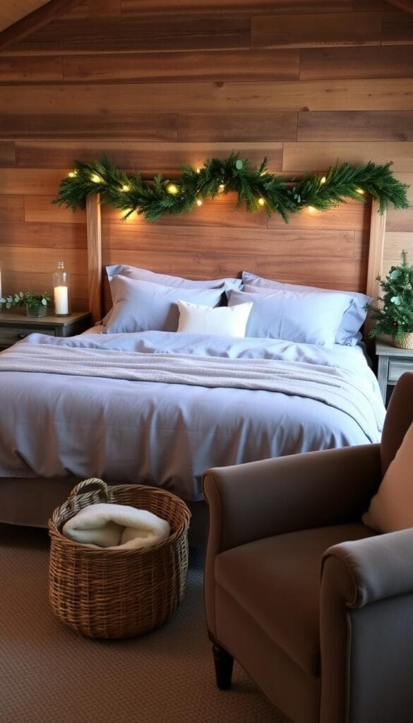 Budget-friendly christmas decor bedroom ideas