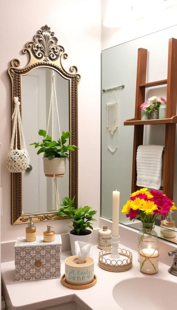 DIY bathroom craft ideas for the home