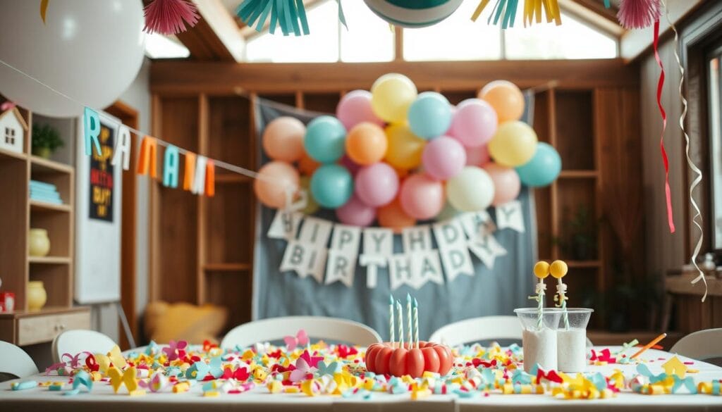 DIY birthday party decorations