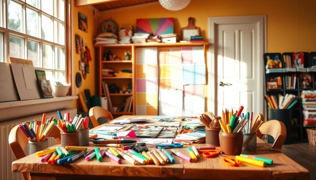 DIY craft stations