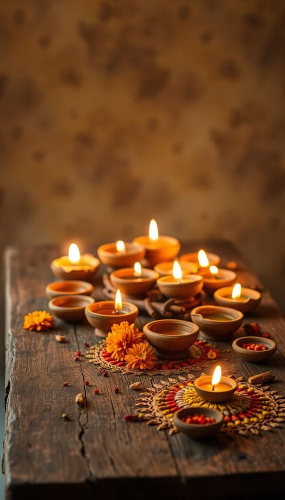 DIY diya decor inspiration