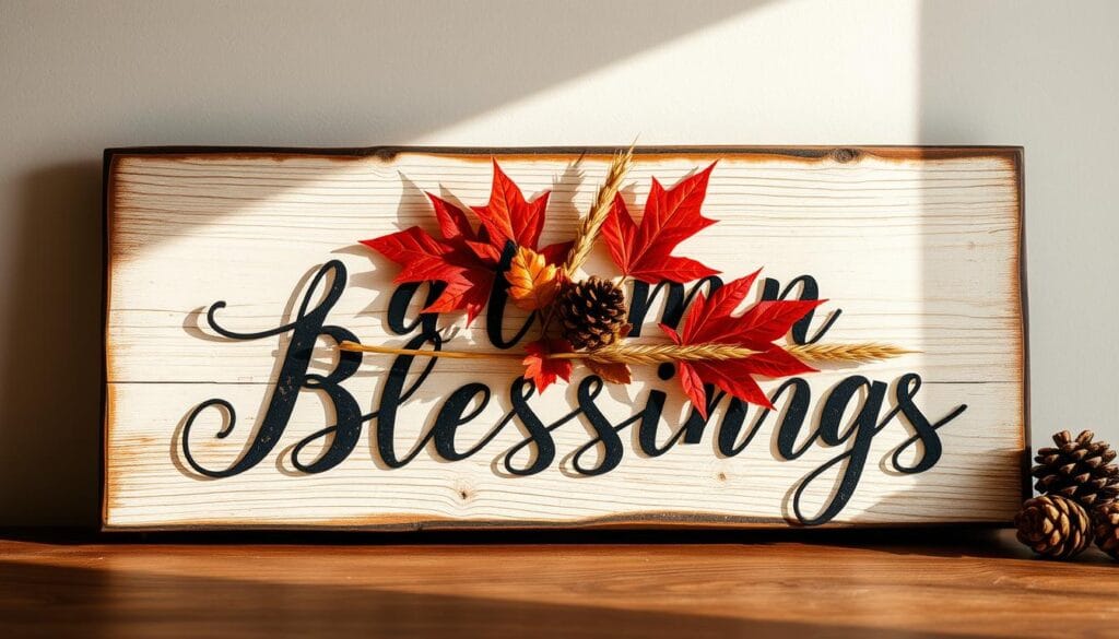 DIY fall sign