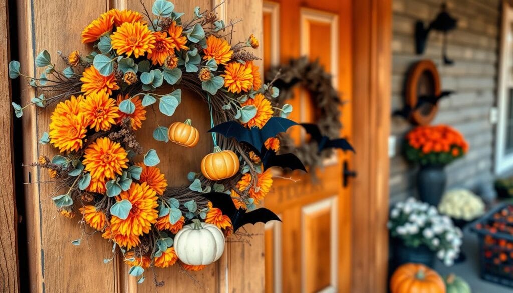 DIY halloween wreath