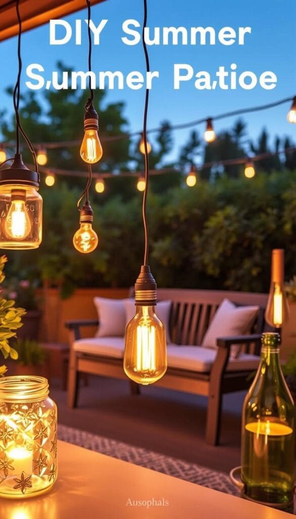 DIY home projects for summer lighting