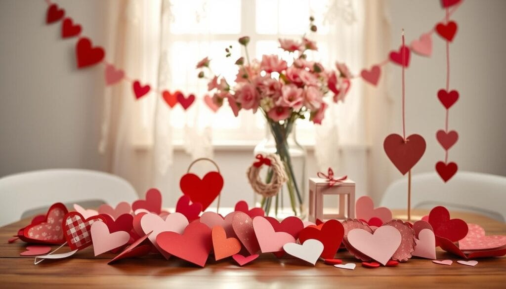 DIY valentine decorations