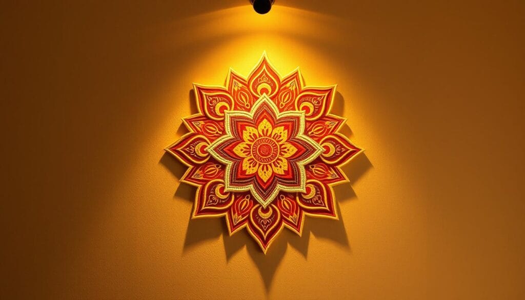 Diwali DIY wall art