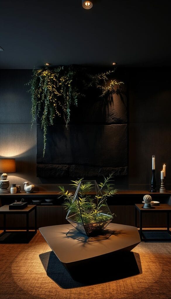Edgy nature-inspired home decor