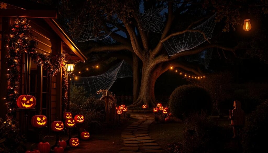 Halloween outdoor lighting