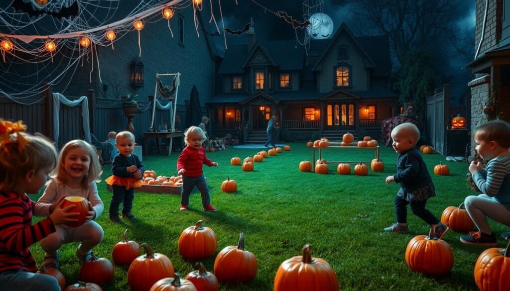 Halloween yard games