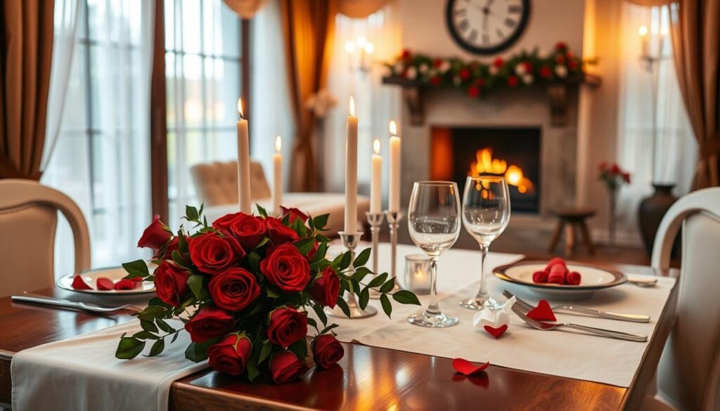 Valentine's Day Table Setting