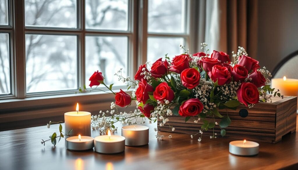 Valentine's Day natural decor