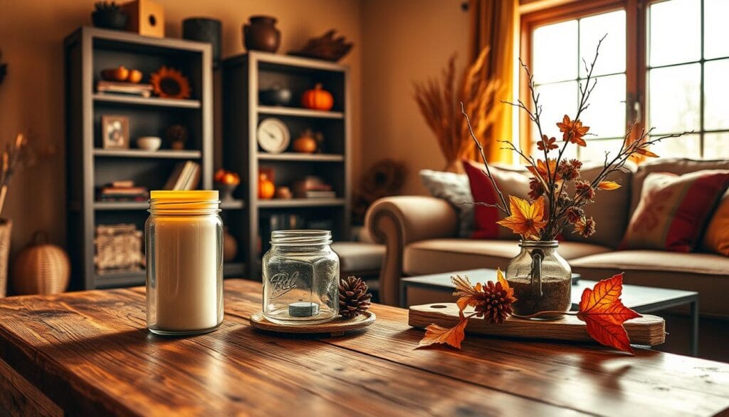 autumn home decor upcycling
