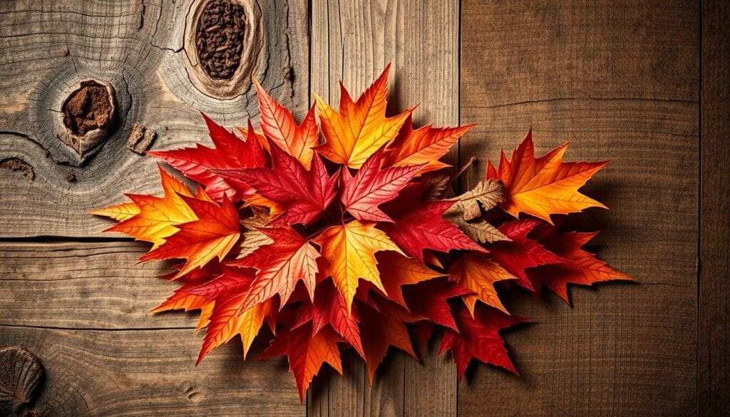 autumn-themed wall art