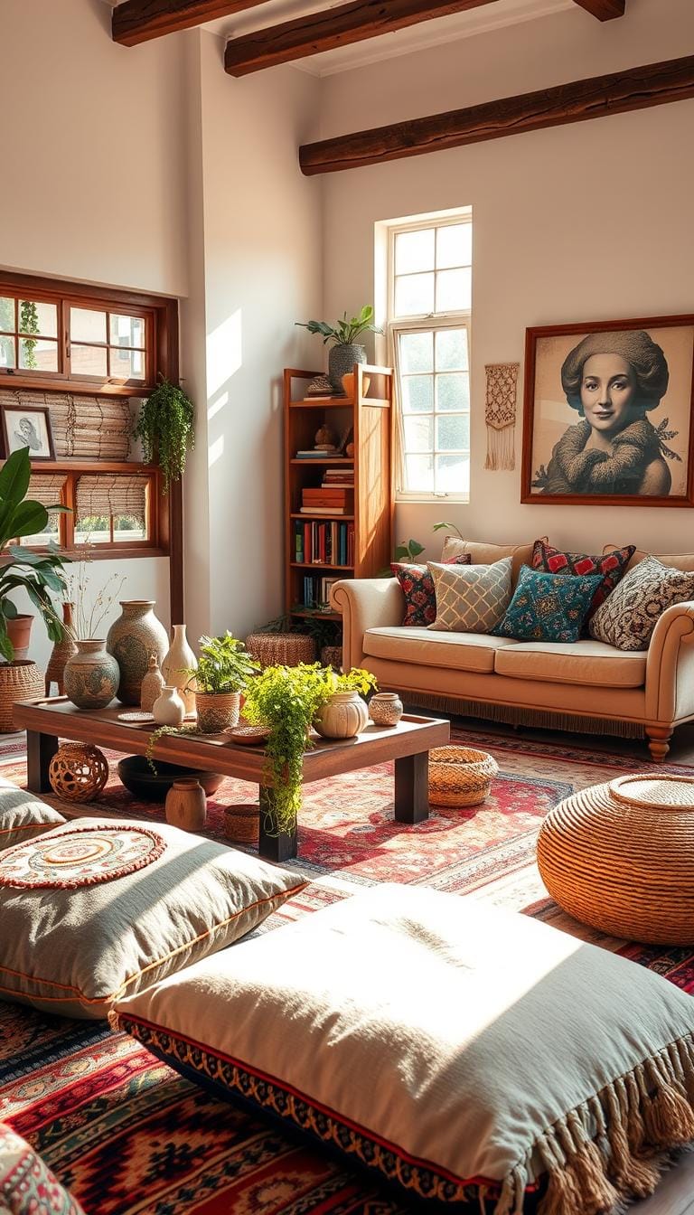 Curated visual reference: Bohemian Home Decor Ideas With Vintage And Global Elements Reference: 43 Bohemian Home Decor Ideas Eclectic Free Spirited Designs