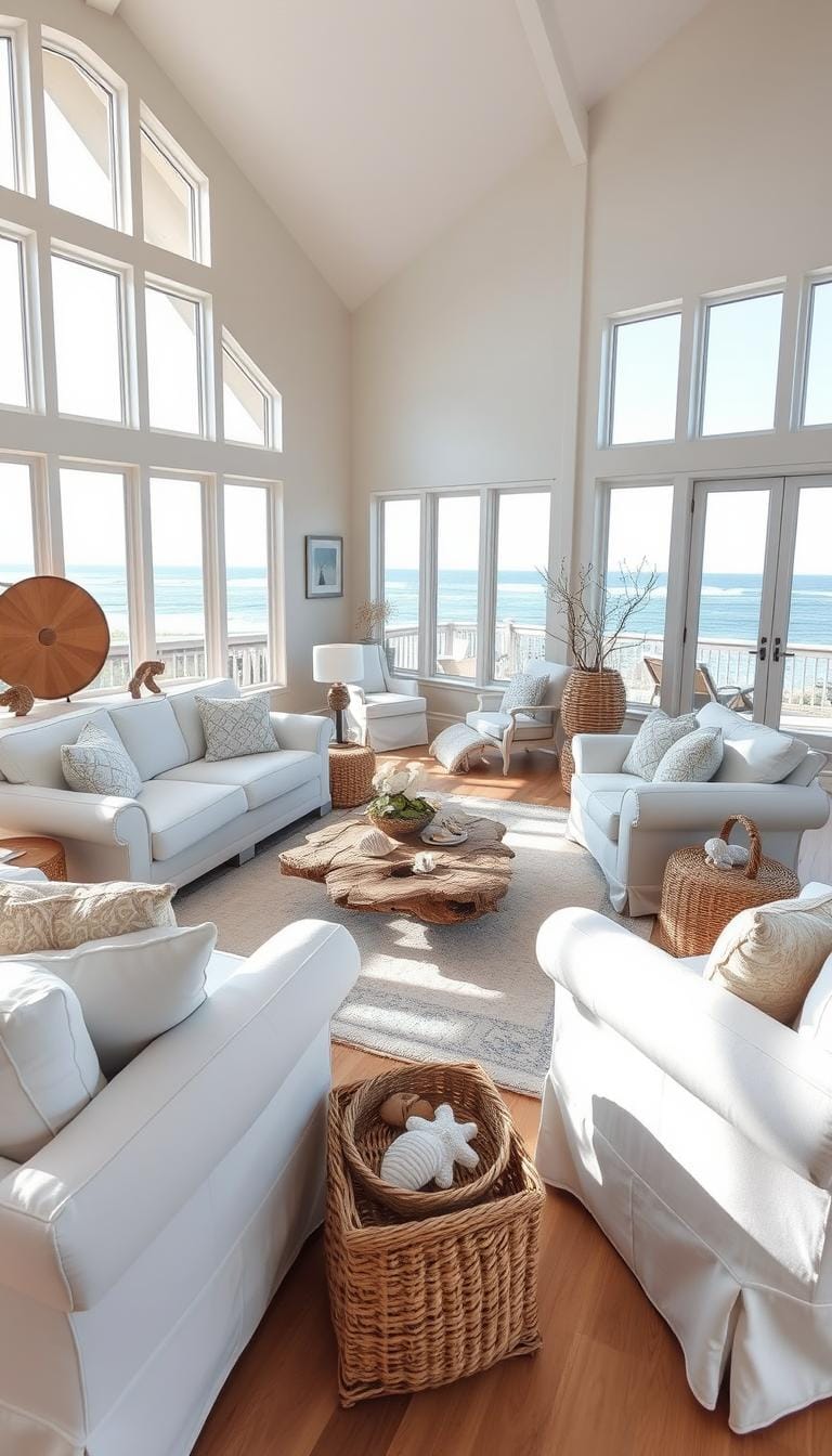 34 Coastal Home Decor Ideas: Beachy Colors & Relaxed Vibes 1 coastal home decor ideas