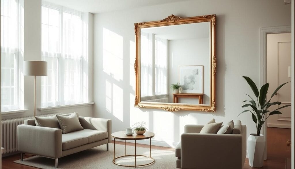 compact home design with mirrors