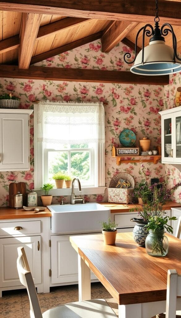 cottage core kitchen decor ideas