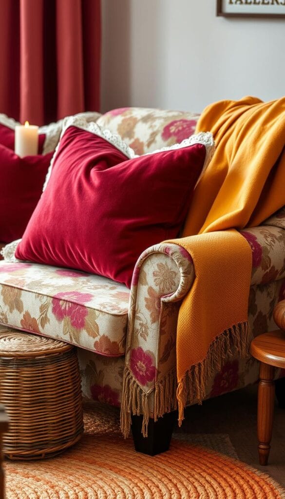 cozy autumn decor fabrics