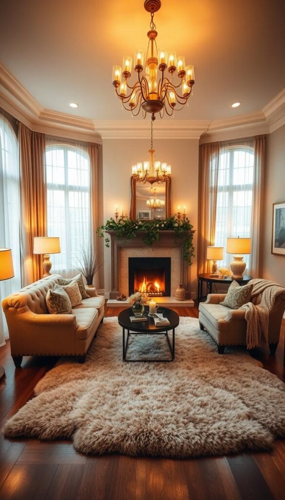 cozy chic living room decor