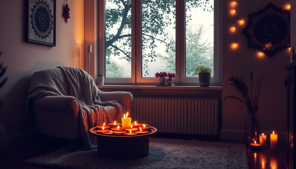 cozy corner for diwali