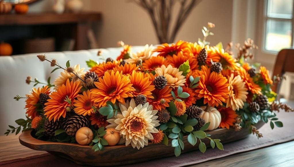 cozy fall centerpieces