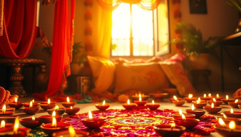 diwali bright colors