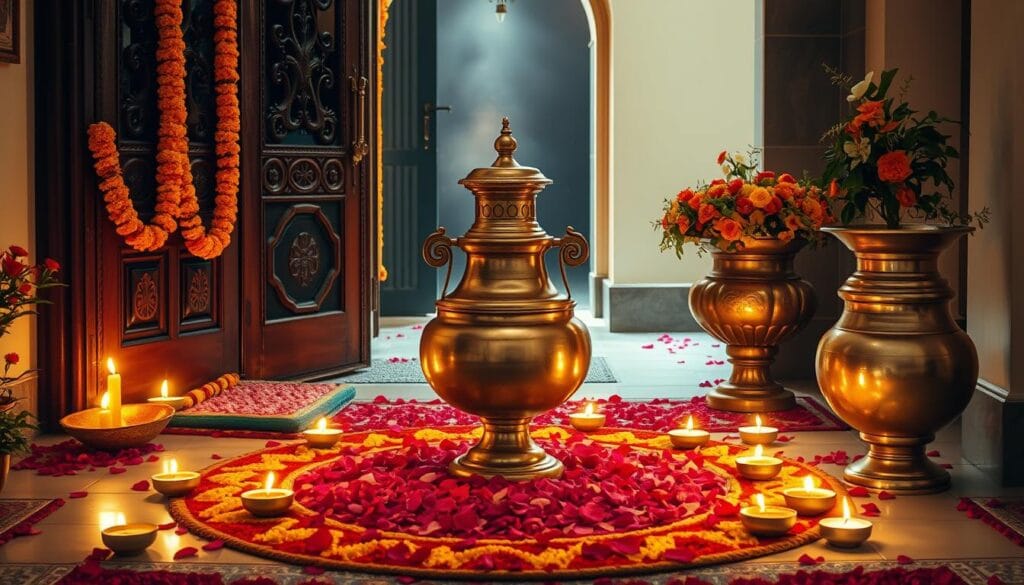 diwali entryway decor