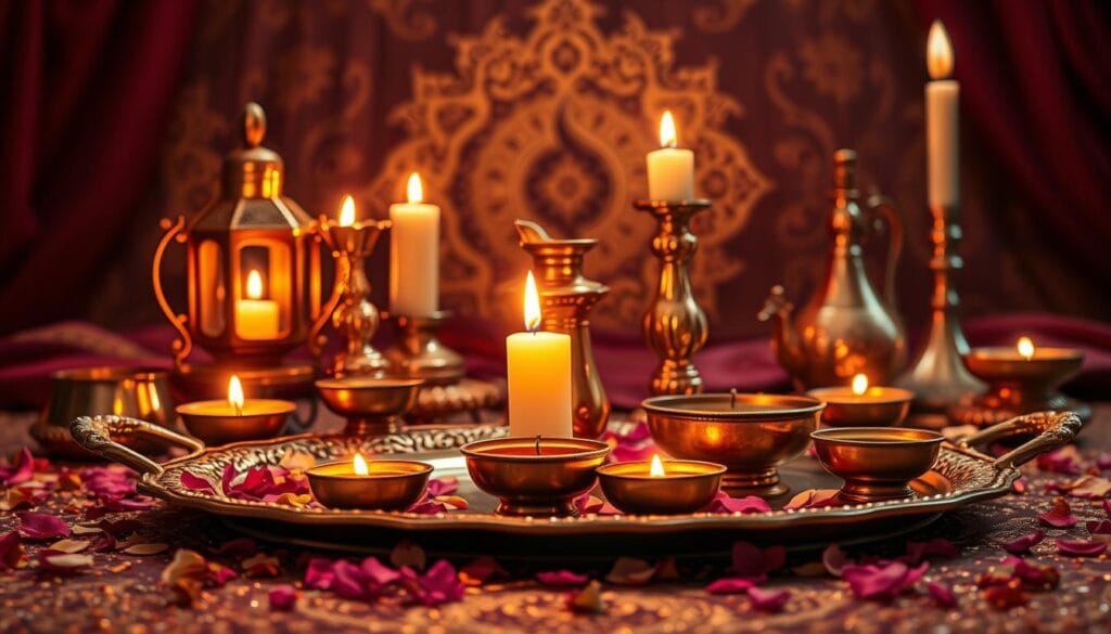 diwali metallic accents