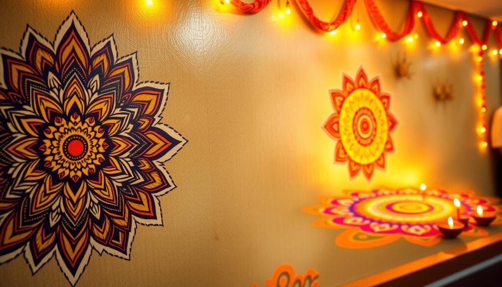 diwali wall art