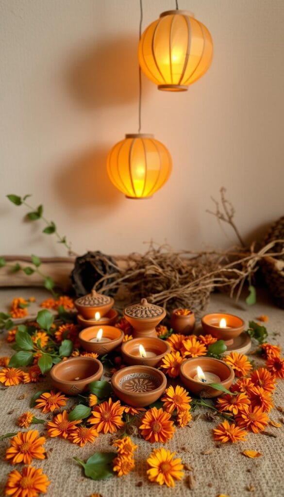 eco-friendly Diwali decorations
