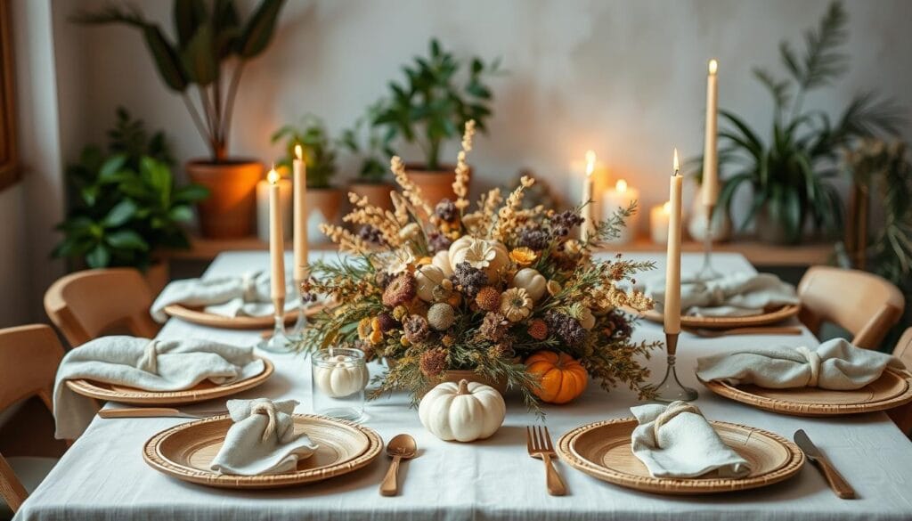 eco-friendly thanksgiving decor