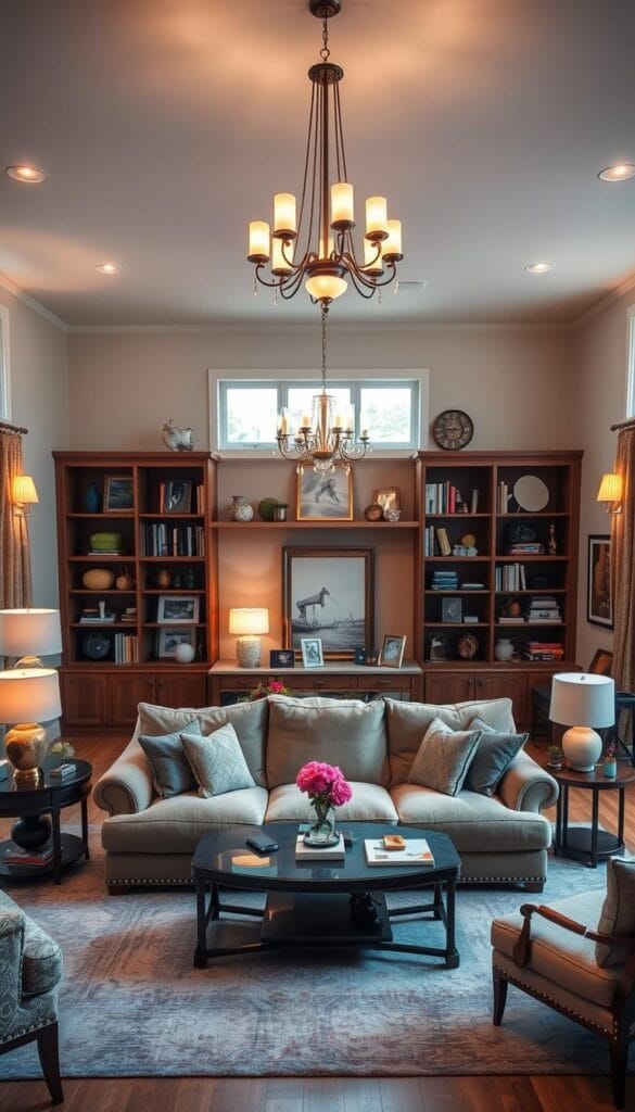 entertaining living room decor