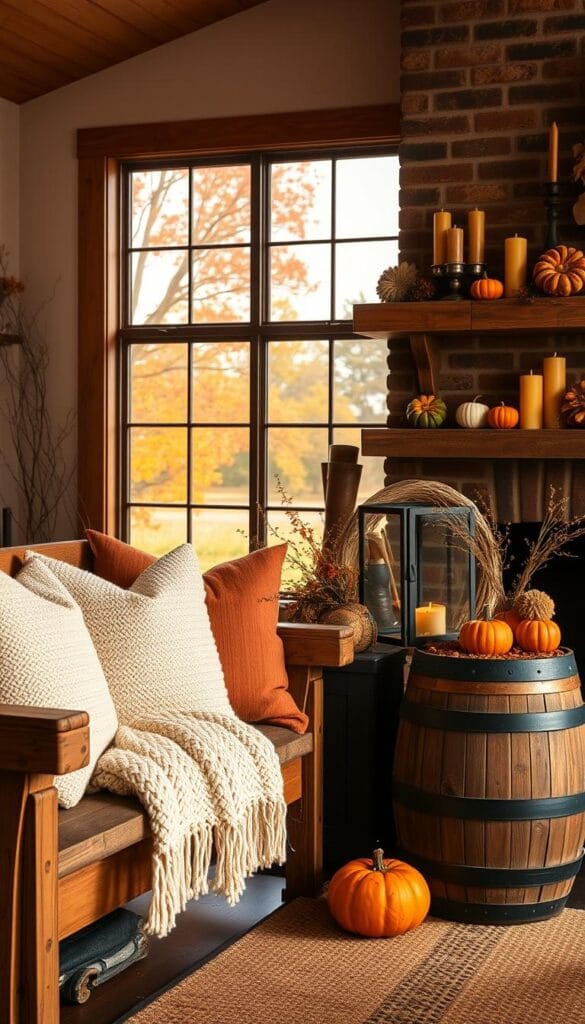 farmhouse autumn home decor