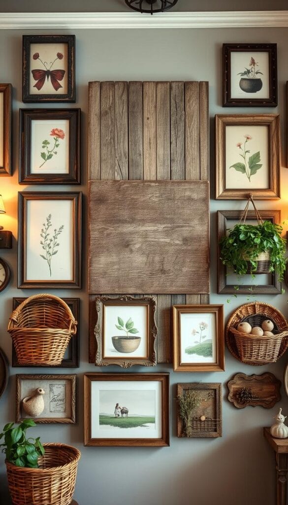 farmhouse gallery wall decor