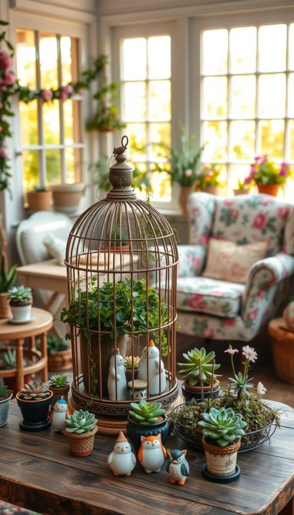 garden-inspired home decor accents