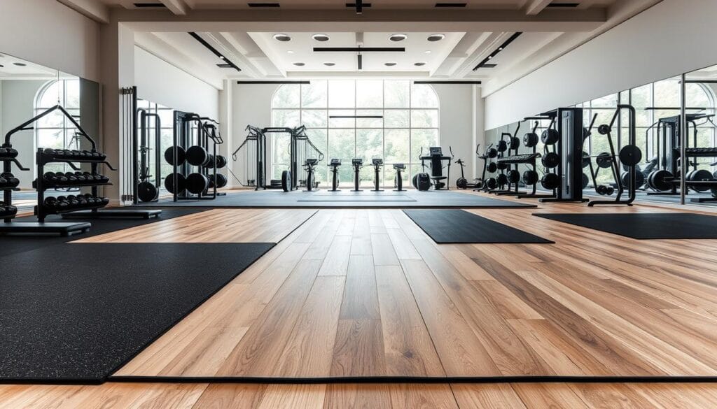 gym flooring options