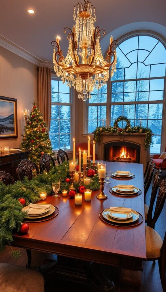 holiday dining room decor inspiration