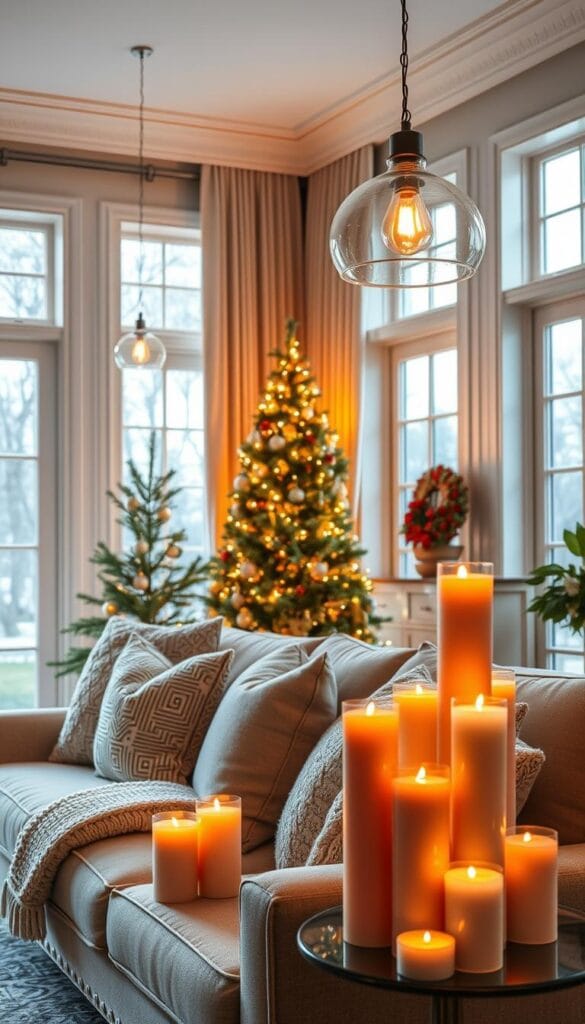holiday home styling tips radiant lighting ideas